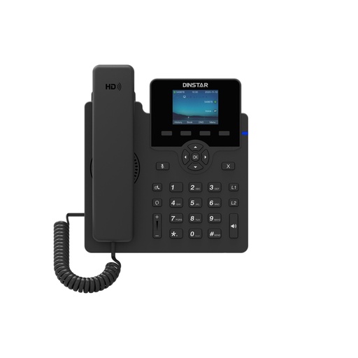 DINSTAR C62U 6 SIP 2.4" 320X240 RENKLİ LCD GIGABIT IP TELEFON